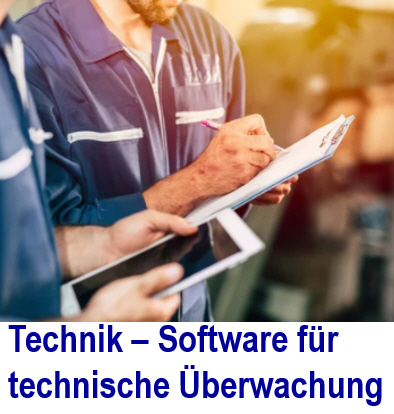 Technik Software fr den technischen Dienst Technik, Wartungsarbeiten, Technischer Dienst